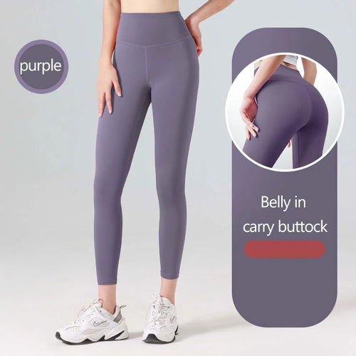 Ribbed Yoga Pants High Waisted Gym_eggings Sport Women Fitness