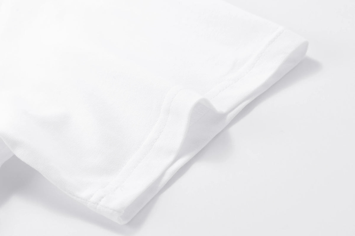 Faith Over Fear Pattern T-shirt for Man High Grade Pure Cotton Short Sleeve Top Summer Male Daily Casual Fashion Breathable Tees