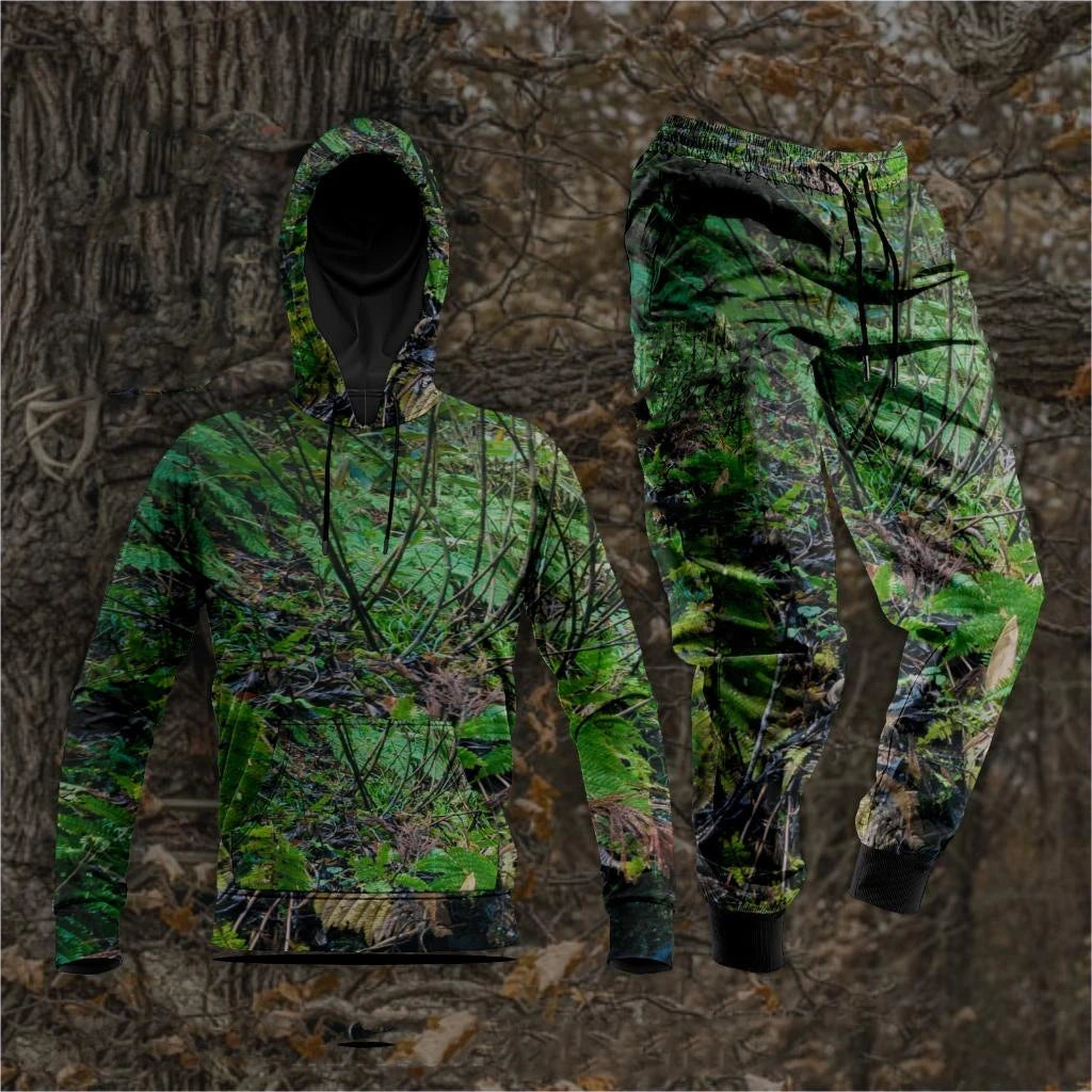 Autumn Camouflage 3D Printed Hoodie Suit Men Sweatshirts Sweatpants Casual Fashion Two Piece Tracksuit Set Men's Clothing