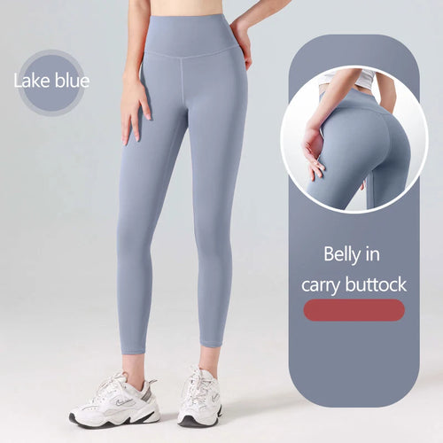 Ribbed Yoga Pants High Waisted Gym_eggings Sport Women Fitness