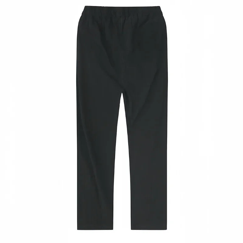 Men's Cotton Linen Pants Joggers Sweatpants Streetwear Breathable Solid Color Vacation Linen Trousers  Autumn Loose casual Pants