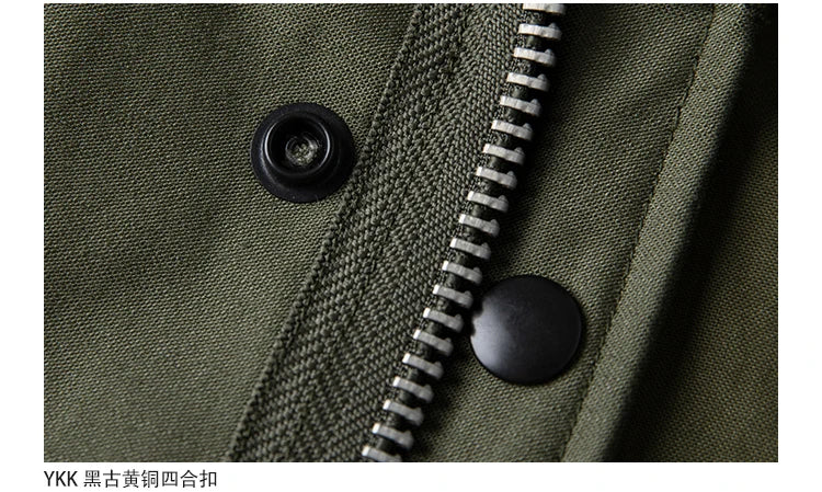 Rugged Bronson 1969 M65 Blended Satin Field Jacket M-65 Olive Green Jacket M51 Tactical Coat