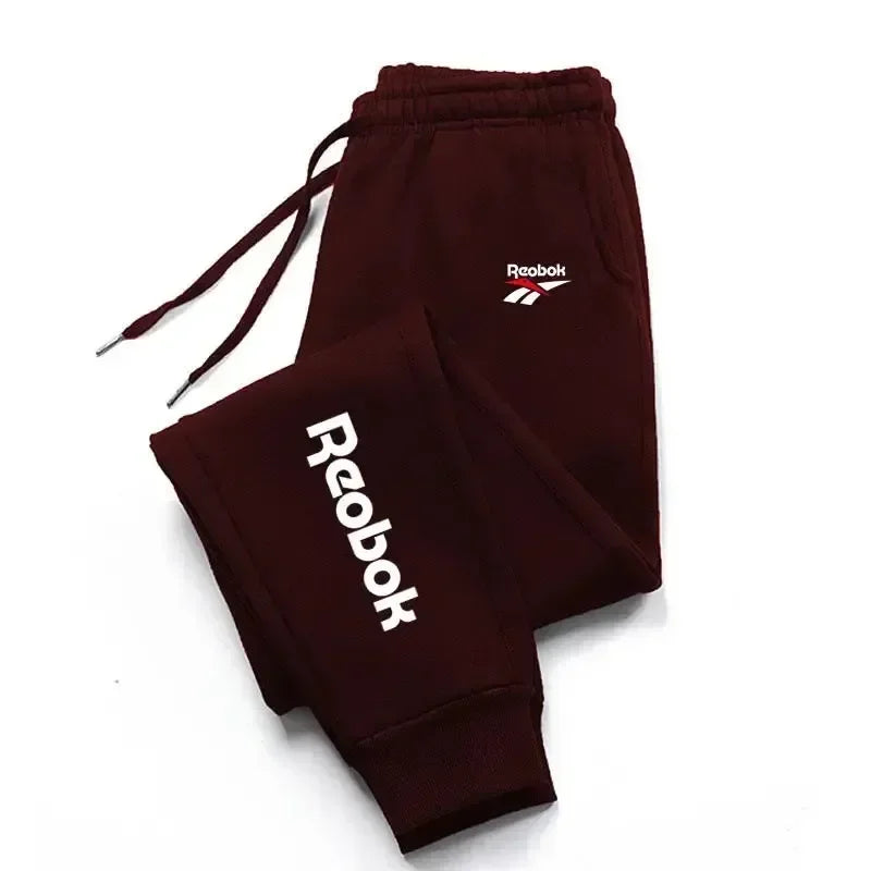 2026 Men's Leggings with Loose and Versatile Drawstring Sweatpants American Printing Pattern Sports Casual Solid Color Men Pants