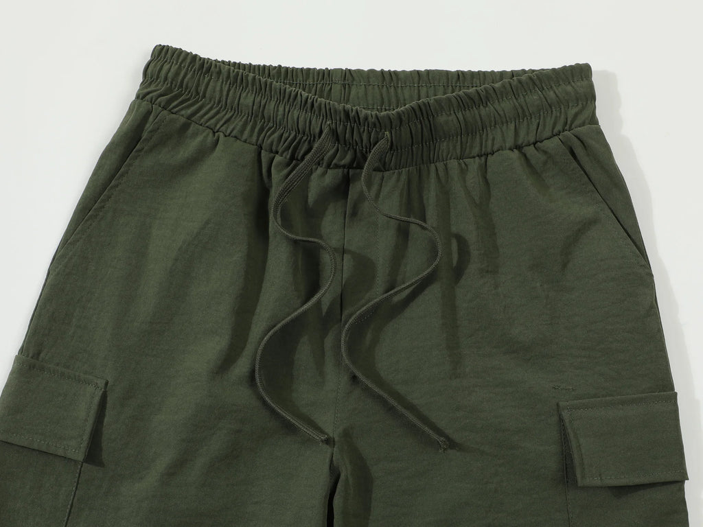 New LONSDALE Loose Men's Shorts - Oversized Multi Pocket Casual Swimsuit - Summer Fashionable and Comfortable Pants