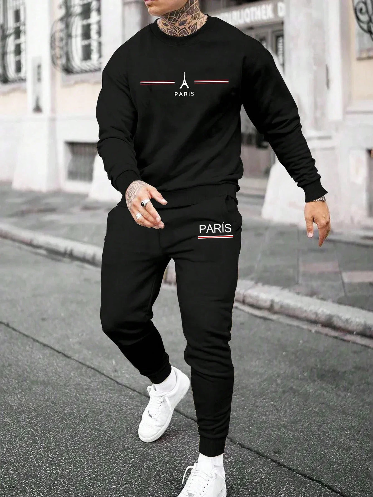 Autumn Winter Men's Tracksuit Daily Casual Fashion Single Sweatshirts Sweatpants Men Sports Comfort Simplicity Outdoor Quality