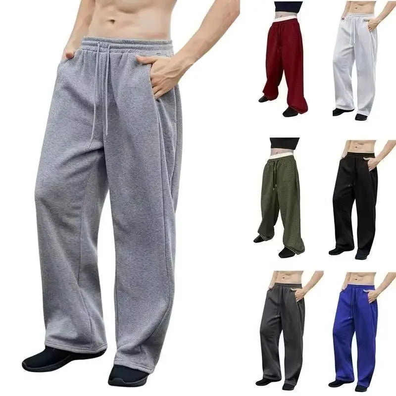 Y2k Harajuku Wide Leg Sweatpants Women Streetwear Baggy Oversize Gray Sports Pants High Waist Drawstring Casual Joggers Trousers