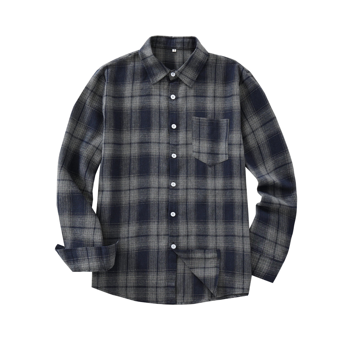 Euro Size Plaid Shirt Flannel Black Checkered Shirt Men Shirts Long Sleeve Button Down Chemise Homme Male Check Shirts
