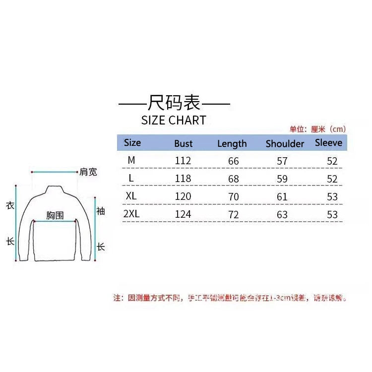 New Embroidery Motorcycle Racing Jacket for Men Women Spring Autumn Long Sleeve American Bombers Baseball Coat Hip Hop Costume