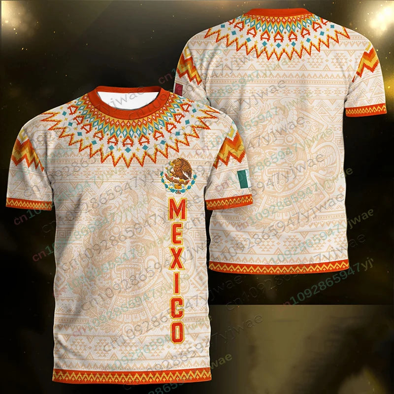 Mexico Special Youth Football Jersey Mens Women Casual Sport Breathable Top for Competition Training Tees Summer Men's Clothing