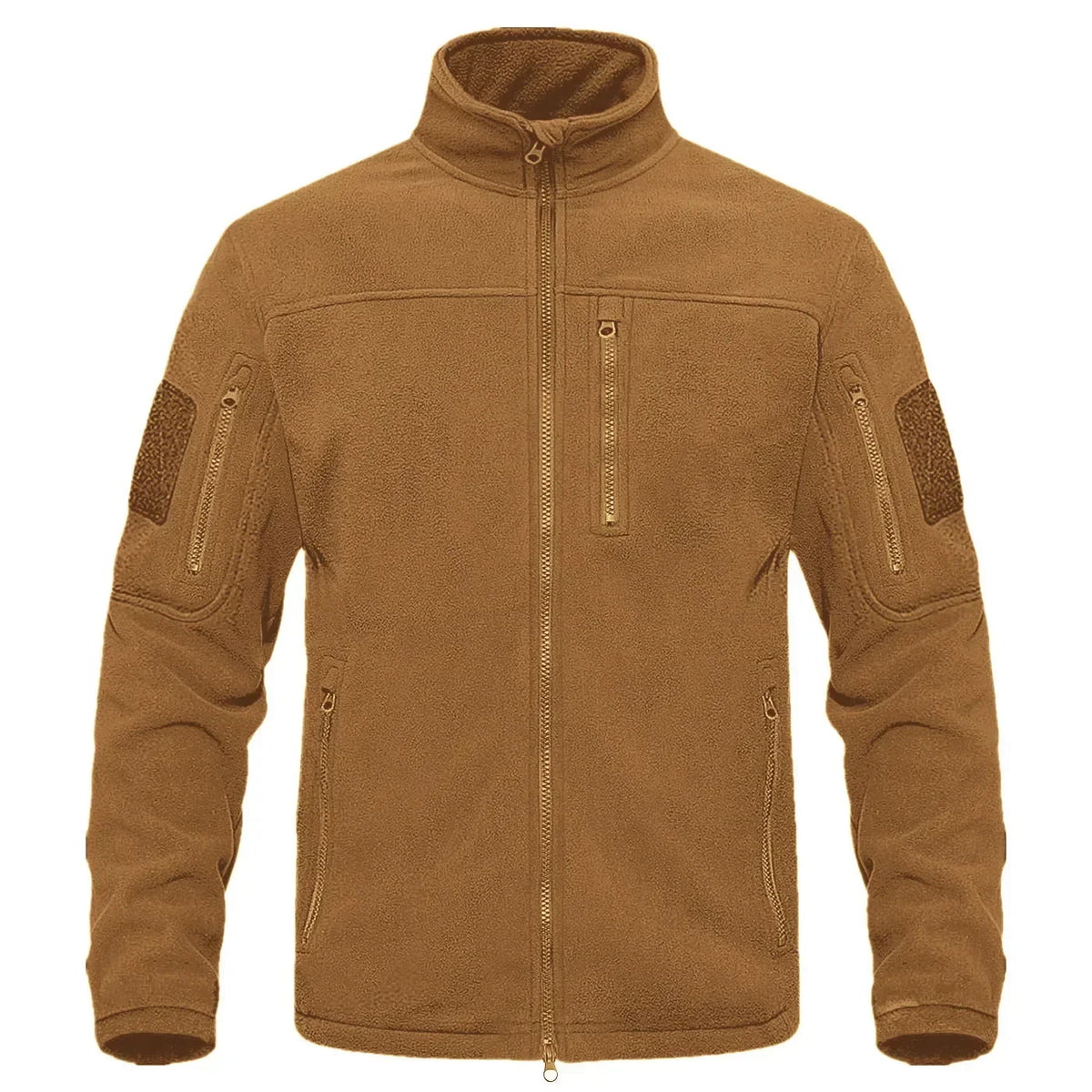 2026 Full Zippper Warm Fleece Tactical Jackets Men's Winter Thermal Turtleneck Jacket Outdoor Work Hunting Coats Safari Jacket
