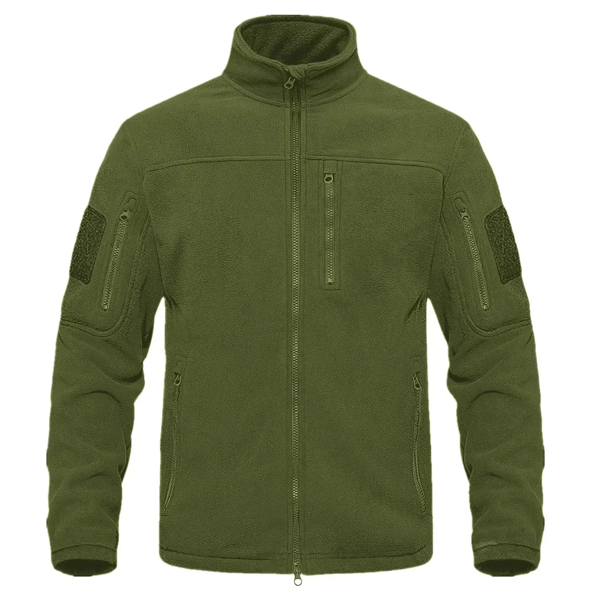 2026 Full Zippper Warm Fleece Tactical Jackets Men's Winter Thermal Turtleneck Jacket Outdoor Work Hunting Coats Safari Jacket