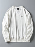 Casual Loose round Ne Sweatirt Men's Outdoor Waterproof Breathable Thin Sle Hoodie Streetwear Spring Autumn Youth ular