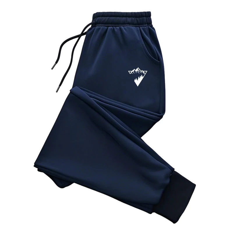 Drawstring Fashion Print 2026 Spring Simple Men's Sweatpants Hot Sales Versatile Gym Comfort Soft Sports Casual Trousers Jogging