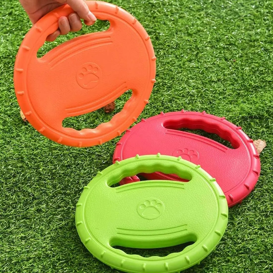 EVA Flying Disc Dog Training Toy Puppy Outdoor Interactive Game Playing Supplies Pet Chewing Flying Saucer Floating Water Toy