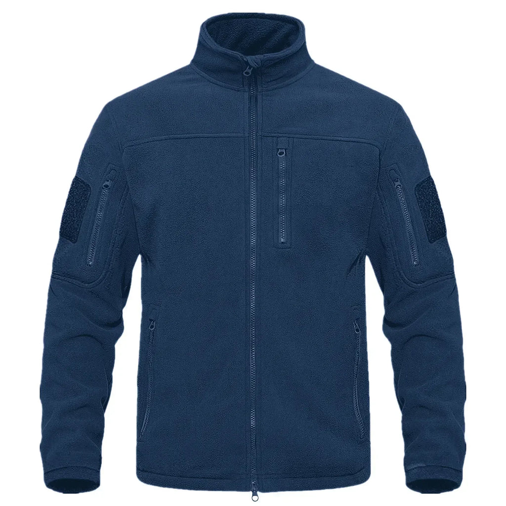 2026 Full Zippper Warm Fleece Tactical Jackets Men's Winter Thermal Turtleneck Jacket Outdoor Work Hunting Coats Safari Jacket