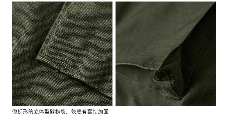 Rugged Bronson 1969 M65 Blended Satin Field Jacket M-65 Olive Green Jacket M51 Tactical Coat
