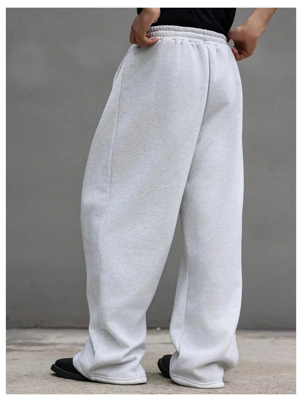 Y2k Harajuku Wide Leg Sweatpants Women Streetwear Baggy Oversize Gray Sports Pants High Waist Drawstring Casual Joggers Trousers