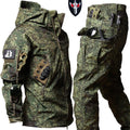 Shark Skin Soft Shell Autumn and Winter Plush Thickened Mountaineering Tactics Training Breathable Windproof Charge Suit