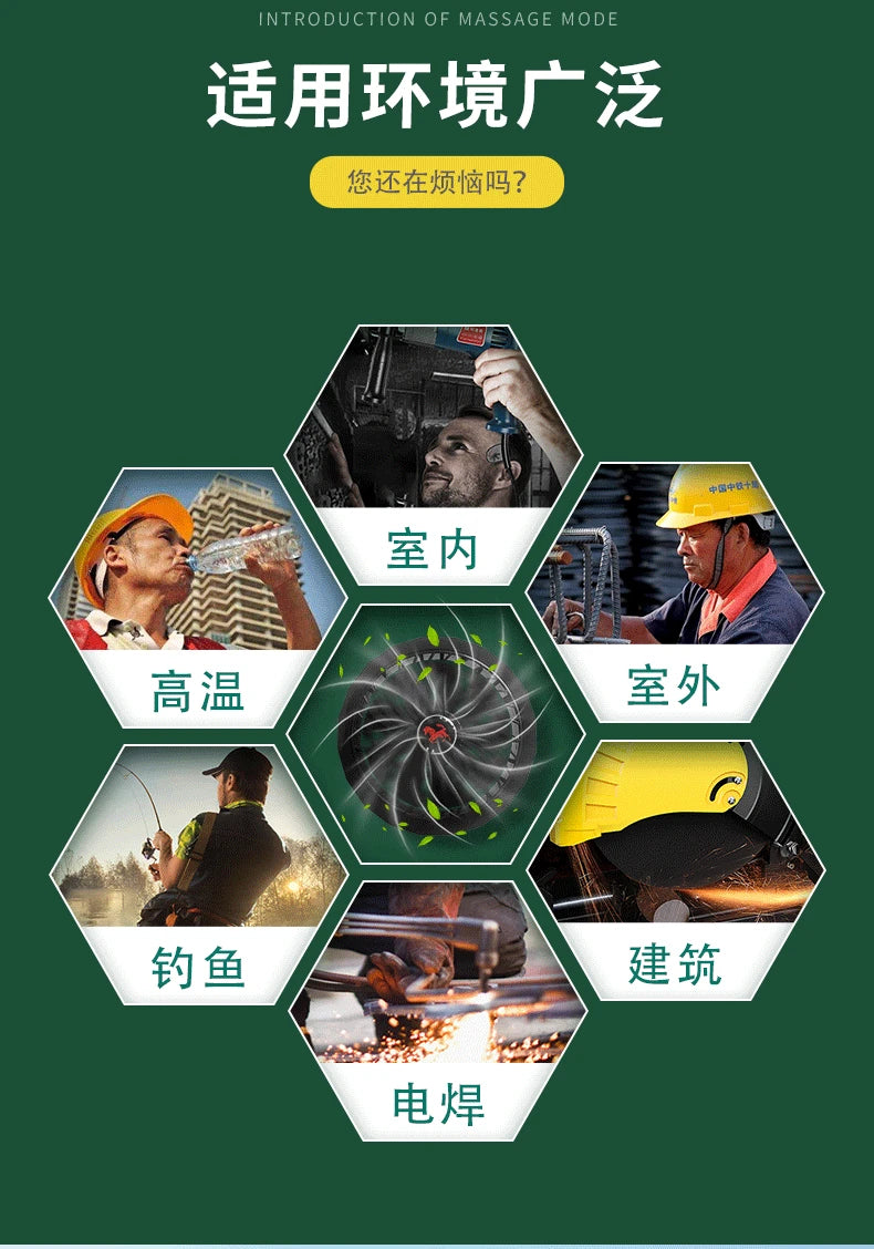 Summer Cooling Air Conditioning Clothing Sun Protection Cooling Fan Clothes Workwear Outdoor Heat Dissipation Sun Protection Lab