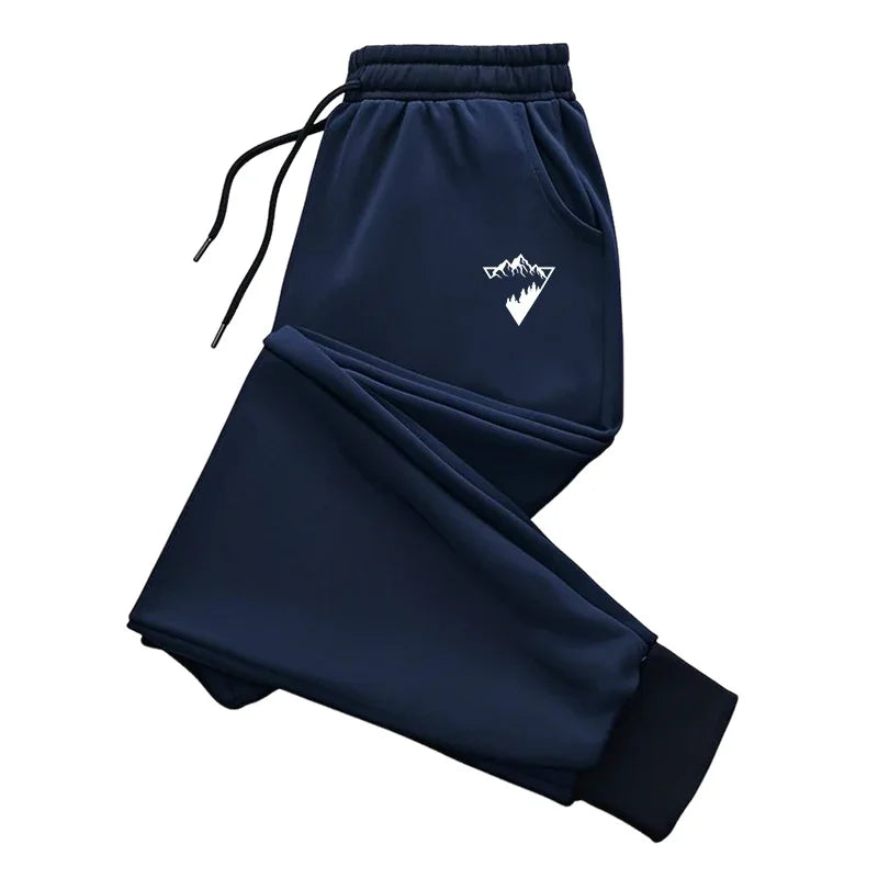 Drawstring Fashion Print 2026 Spring Simple Men's Sweatpants Hot Sales Versatile Gym Comfort Soft Sports Casual Trousers Jogging
