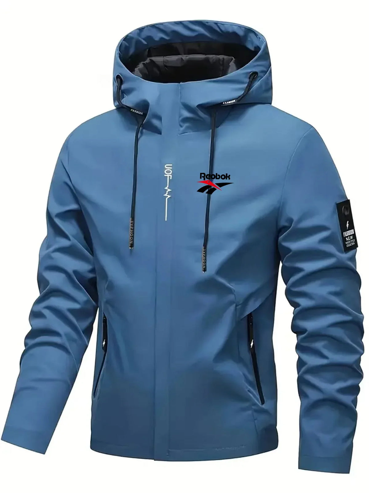 2025 Premium Men's Hooded Zipper Jacket - Windproof Casual Baseball Coat, Spring/Autumn Outdoor Style