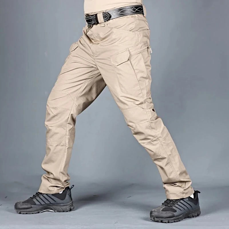 Tactical Men Pants Summer Lightweight Casual Trousers Waterproof Multiple Pockets Cargo Pants Quick Dry Outdoor Workout Pant