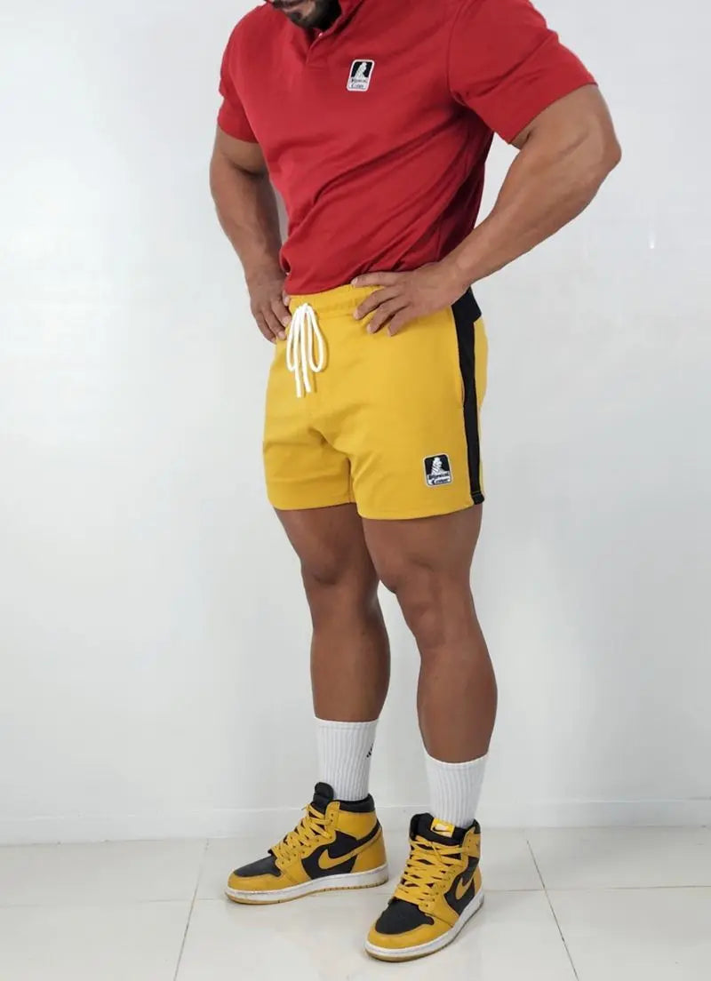 Men's Basketball 3-Point Sports Shorts Gym Fitness Training Elastic Loose Summer Beach Bodybuilding Shorts with Zip Pocket