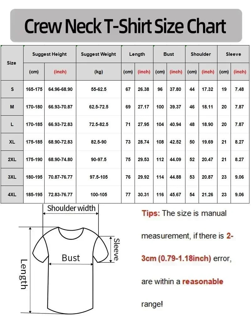 Cotton Short Sleeve T-shirt for Men and Women European and American Style Retro Design Sense Short Sleeve Print All Match Top